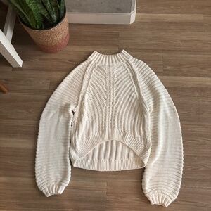Free People Sweetheart Sweater | Medium | Ivory